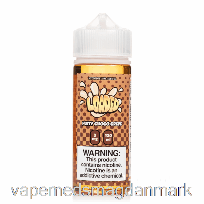 Vape Juice Nøddeagtig Choko Crepe - Fyldt E-væske - Hensynsløse Fugt - 120ml 0mg